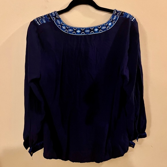 New - Bohemian Peasant Style Blouse - Picture 6 of 8